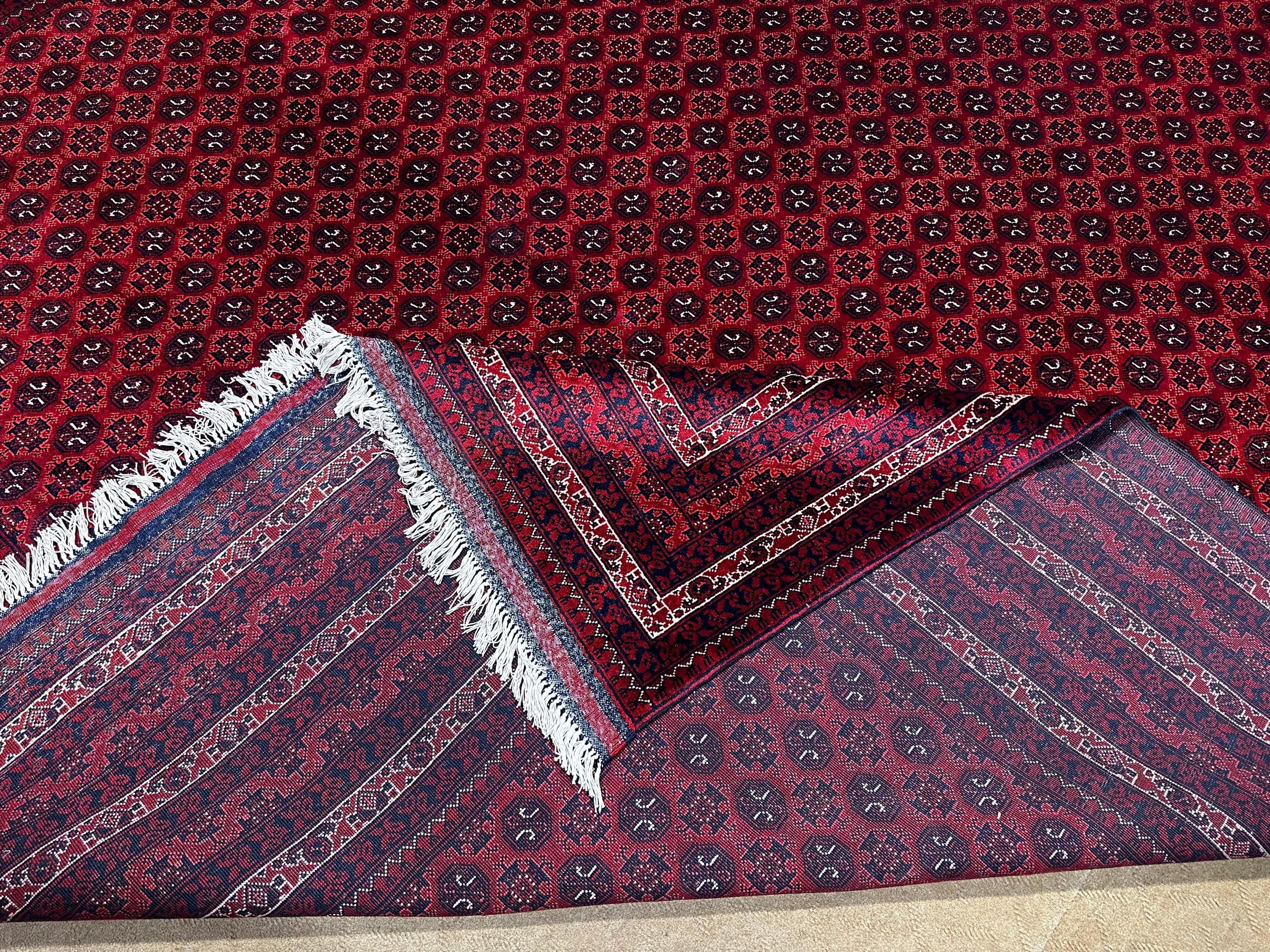 10×13 ft Afghan Handmade Wool Rug, Carpet for Living room