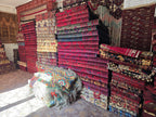 3×9 ft Antique Afghan Wool Runner Rug – Handmade Tribal Geometric Hallway Carpet
