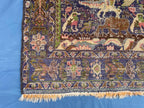 1920s Antique 4x7 ft Handwoven Wool Rug, Afghan Vintage Collectible Carpet