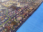 1920s Antique 4x7 ft Handwoven Wool Rug, Afghan Vintage Collectible Carpet
