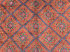 5x8 Ft Soft High Pile Antique Style Rug, Burgundy Tribal Geometric Area Carpet