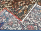 5x10 ft Vintage Afghan Handmade Wool Hallway Rug, Antique Living Room Carpet