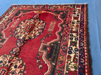 5x9 Vintage Large Living Room Rug, Handmade Afghan Tribal Wool Area Carpet