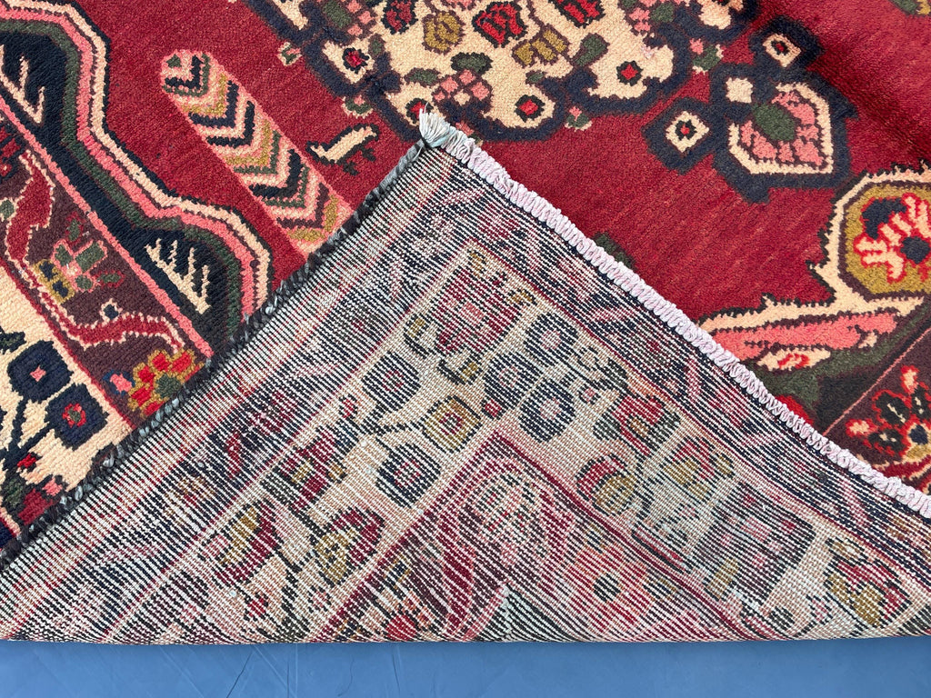5x9 Vintage Large Living Room Rug, Handmade Afghan Tribal Wool Area Carpet
