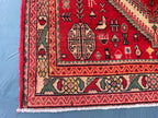 Antique 3.1x9.5 ft Handwoven Hallway Runner Rug, Boho Home Decor