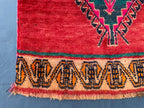 Hallway 2.3x6.6 ft Vintage Handmade Wool Area Rug, Rug for Kitchen