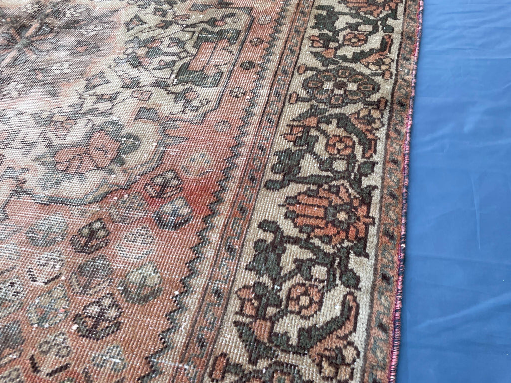 1930s Antique 5x9'6 ft Handmade Afghan Collectible Rug, Turkmen Wool Area Rug