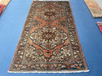 5x10 ft Vintage Afghan Handmade Wool Hallway Rug, Antique Living Room Carpet