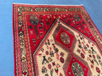 Antique 3.1x9.5 ft Handwoven Hallway Runner Rug, Boho Home Decor