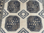 Antique 4x7 ft Handwoven Afghan Collectible Rug