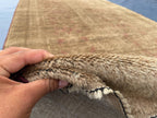 Vintage Baluchi Maldari Wool Runner Rug (12.11x3.9 ft) – Hand Knotted Afghan Carpet