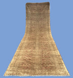 Vintage Baluchi Maldari Wool Runner Rug (12.11x3.9 ft) – Hand Knotted Afghan Carpet