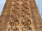 Antique Handwoven Filpie Geometric Tribal Rug - Bedroom Decor - 5.11 x 4.4 ft