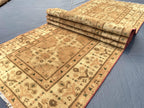 3x10 ft Rustic Brown Antique Handwoven Tribal Wool Hallway Runner Rug - Entryway Home Decor