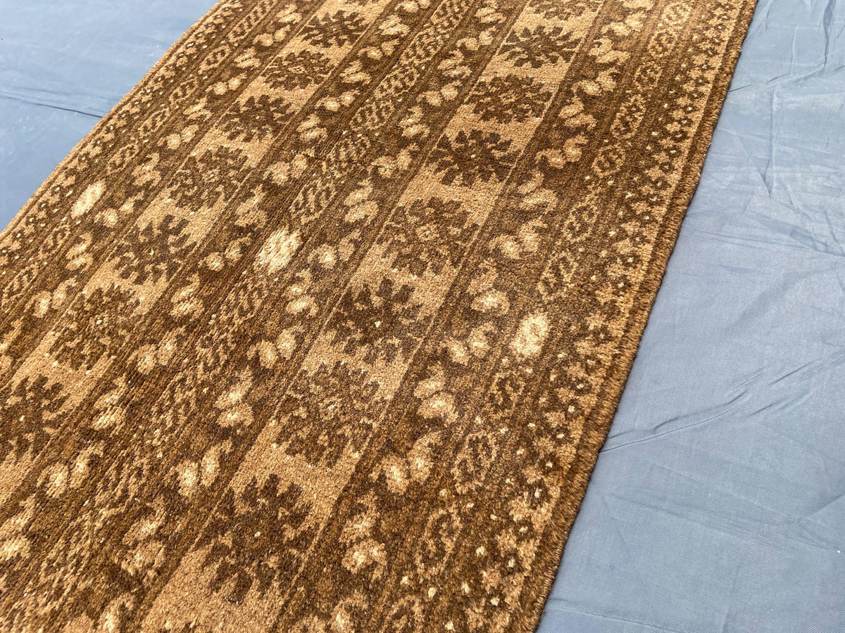 2x9'4 ft Vintage Narrow Hallway Runner Handwoven Tribal Rug - Rustic Home Decor