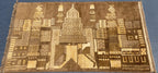 Vintage Handmade Brown Wool Rug 3x5 ft - Wall Hanging Pictorial Rug