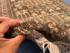Vintage Pictorial Baluchi Handmade Wool Tribal Carpet - Rug for Living Room - 3x5 ft