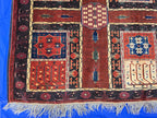 Handmade Antique Afghan Baluchi Wool Rug - Carpet for Living Room - Rustic Home Decor 6.5×8.5 ft