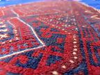 Vintage Afghan Kilim Runner Rug 2x8.5 Ft, Handmade Wool Tribal Runner, Rustic Boho Long Narrow Carpet