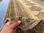 Afghan Baluchi Rug 5x9 Ft, Handmade Wool Tribal Area Rug, Vintage Oriental Carpet, Geometric Boho Hallway Runner