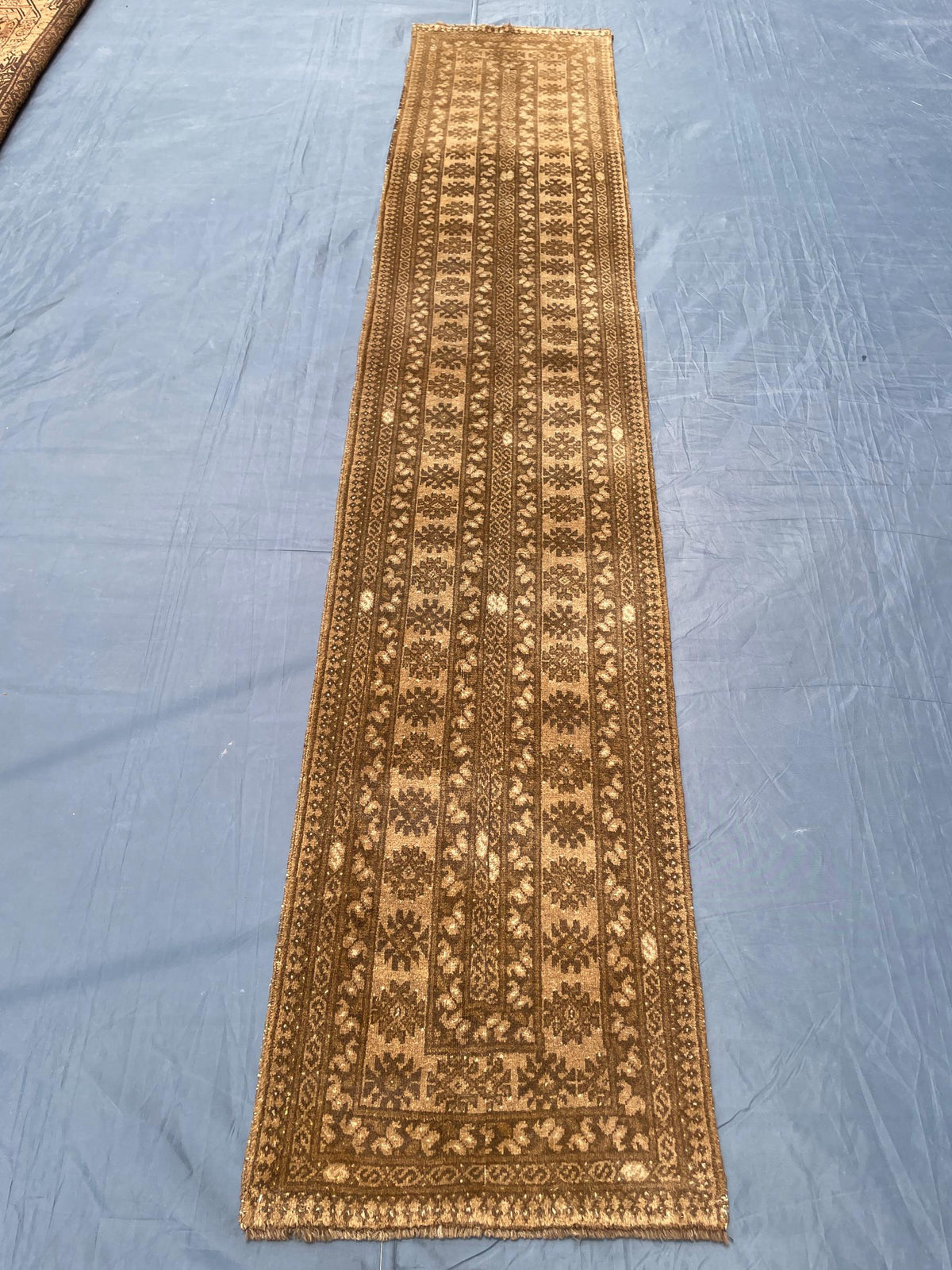 2x9'4 ft Vintage Narrow Hallway Runner Handwoven Tribal Rug - Rustic Home Decor