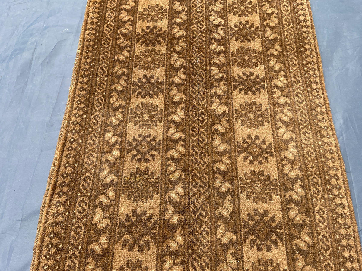 2x9'4 ft Vintage Narrow Hallway Runner Handwoven Tribal Rug - Rustic Home Decor