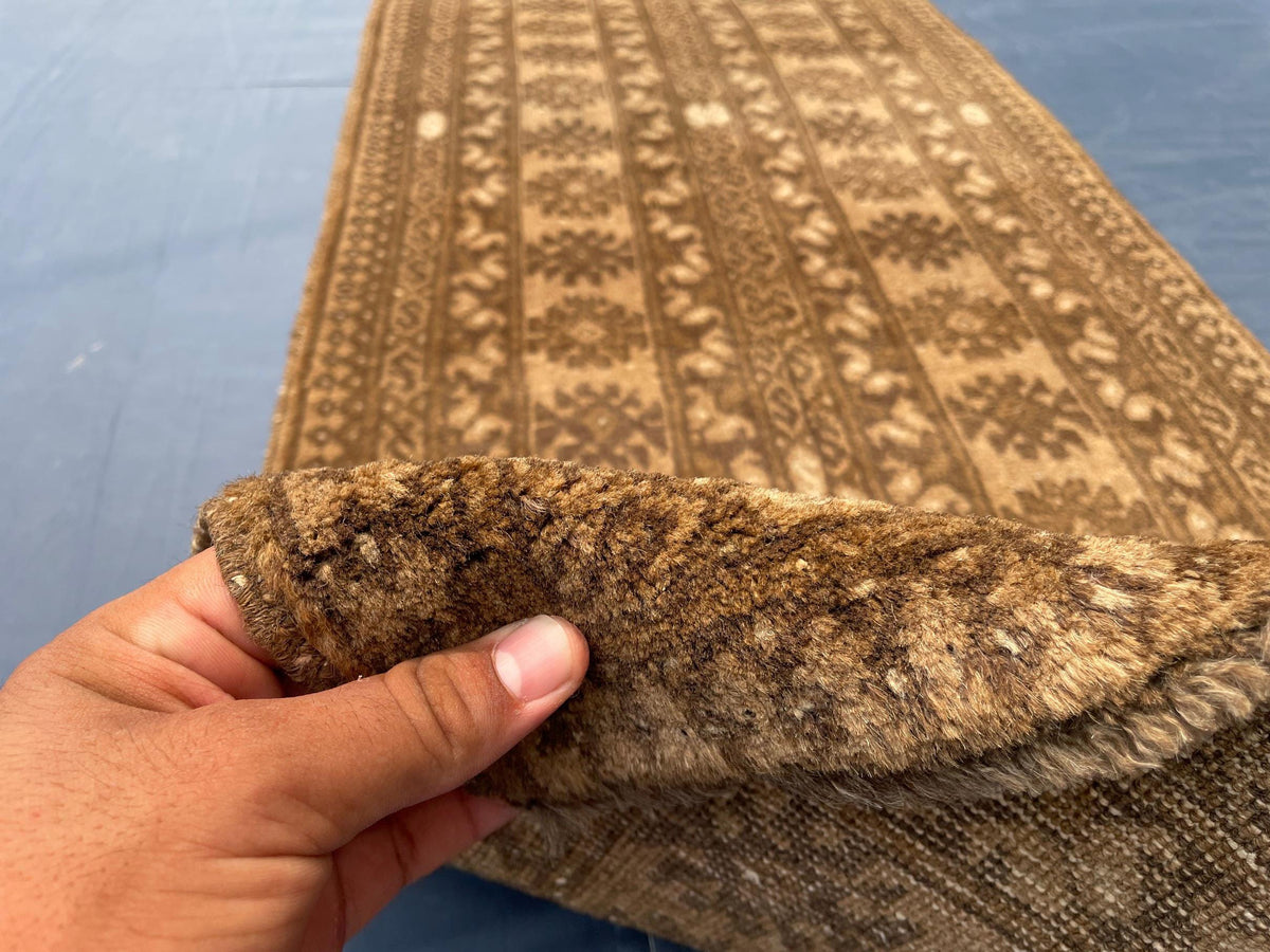 2x9'4 ft Vintage Narrow Hallway Runner Handwoven Tribal Rug - Rustic Home Decor