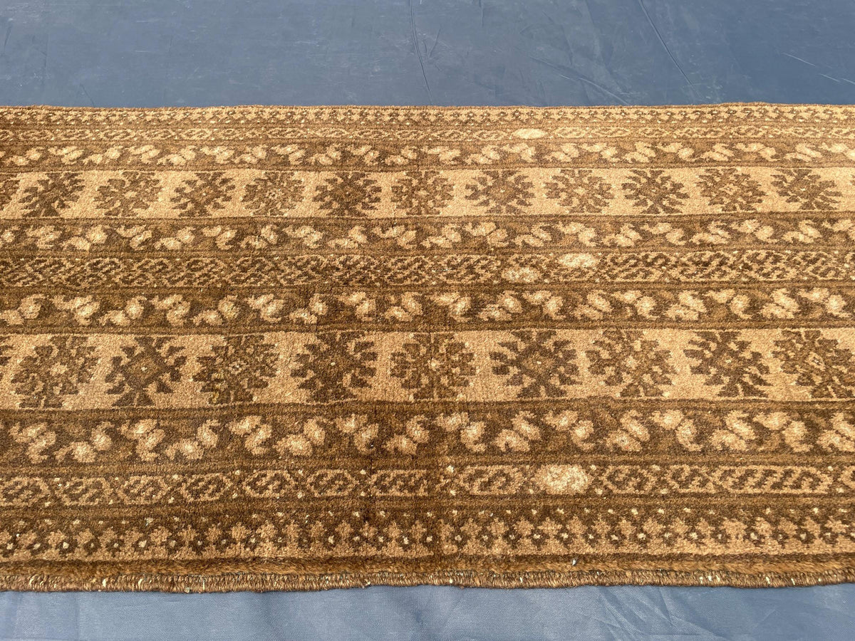2x9'4 ft Vintage Narrow Hallway Runner Handwoven Tribal Rug - Rustic Home Decor