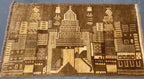 Vintage Handmade Brown Wool Rug 3x5 ft - Wall Hanging Pictorial Rug