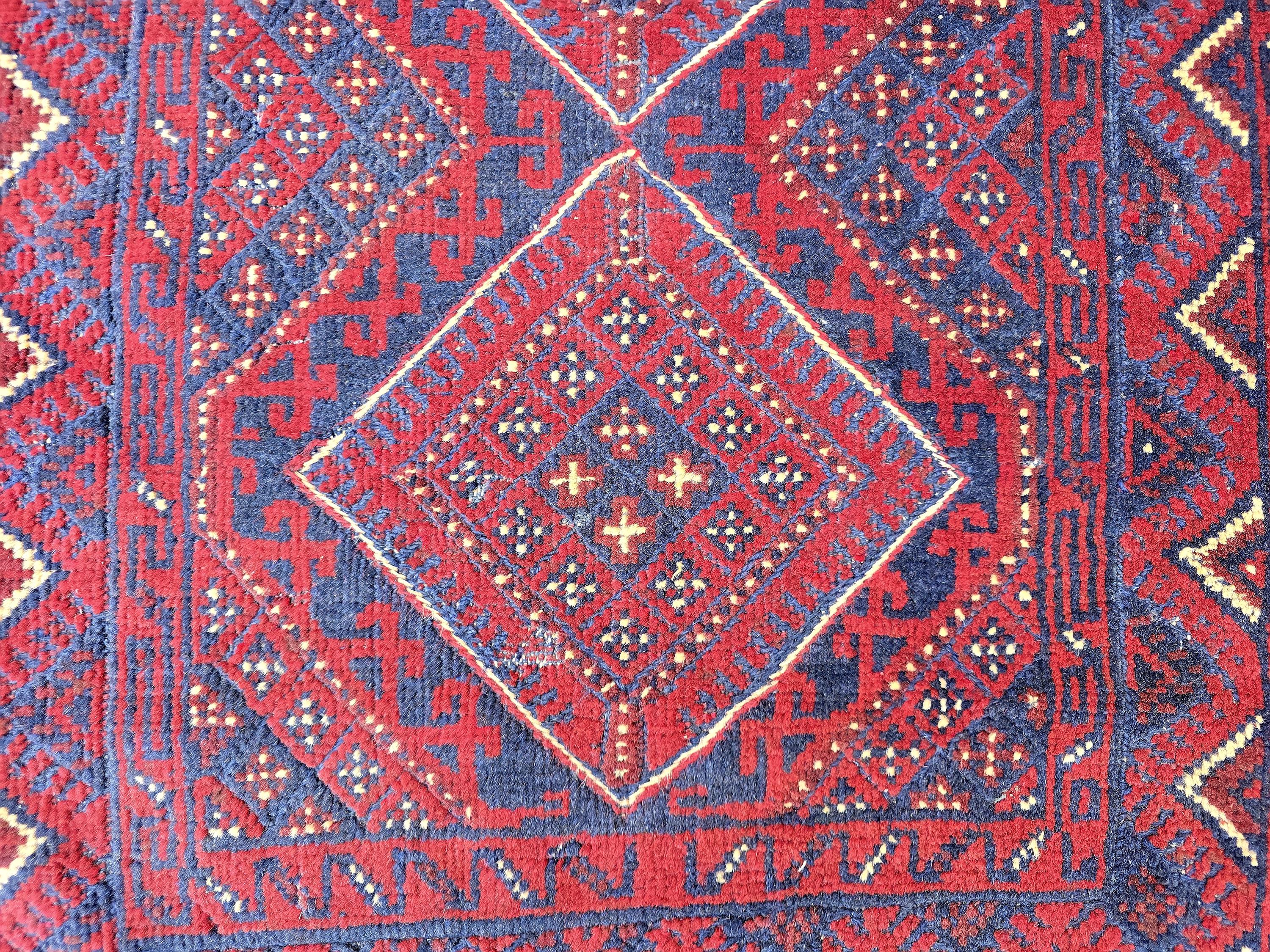 Vintage Afghan Kilim Runner Rug 2x8.5 Ft, Handmade Wool Tribal Runner, Rustic Boho Long Narrow Carpet