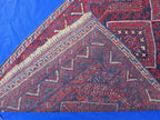 Vintage Afghan Kilim Runner Rug 2x8.5 Ft, Handmade Wool Tribal Runner, Rustic Boho Long Narrow Carpet