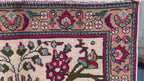 Vintage Hand-Knotted Wool Rug – Floral Medallion Oriental Design (3.3 x 4.9 ft)