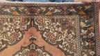 5x10 ft Vintage Afghan Handmade Wool Hallway Rug, Antique Living Room Carpet