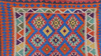 6x9 Ft Living Room Kilim Rug - Afghan Handmade Vibrant Rug, Antique Style Decor