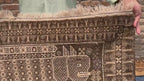 Vintage Pictorial Baluchi Handmade Wool Tribal Carpet - Rug for Living Room - 3x5 ft