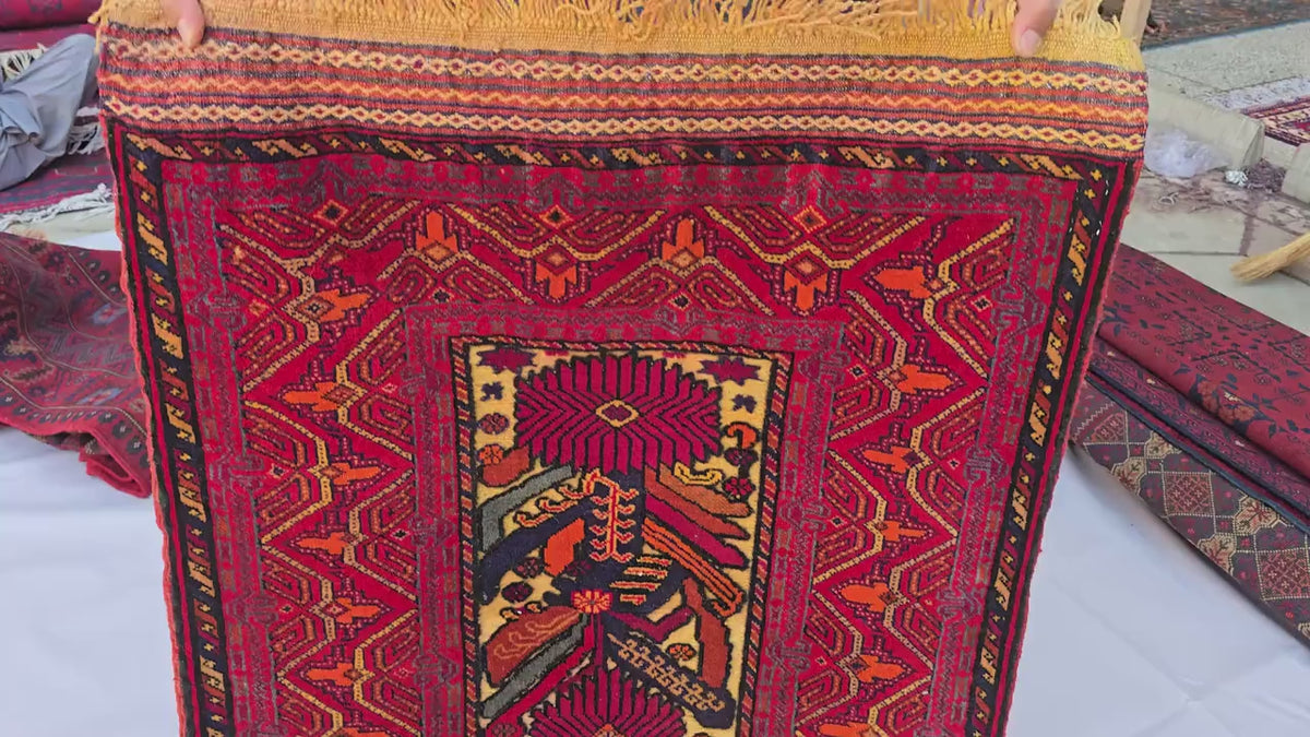 2×12 ft Long Narrow Handmade Hallway Runner Rug - Vintage Floral Oriental Carpet - Home Decor