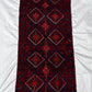 Afghan Hand Knitted/Knotted Hallway Runner Hand Woven Rug Size 8.7ft x 2ft (MA-RU-8X2-R/DB-N) Mashwani Kilim (Herat) - Kabul Rugs