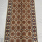 Afghan Hand Knotted/ Knitted Ala bakhmal Hallway Runner 6.5ftx2.7ft (AL-RU-6X2-Y/W-N) (Mazar-e-sharif) - Kabul Rugs