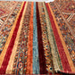 Afghan Hand Knotted/ Knitted Living Room/Dining Room Chob Rang(Shawl Design) Area Rug 4.1ftx2.7ft (CH-M-4.17X2.79-4-N) (Kabul) - Kabul Rugs