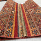 Afghan Hand Knotted/ Knitted Living Room/Dining Room Chob Rang(Shawl Design) Area Rug 4.1ftx2.7ft (CH-M-4.17X2.79-4-N) (Kabul) - Kabul Rugs